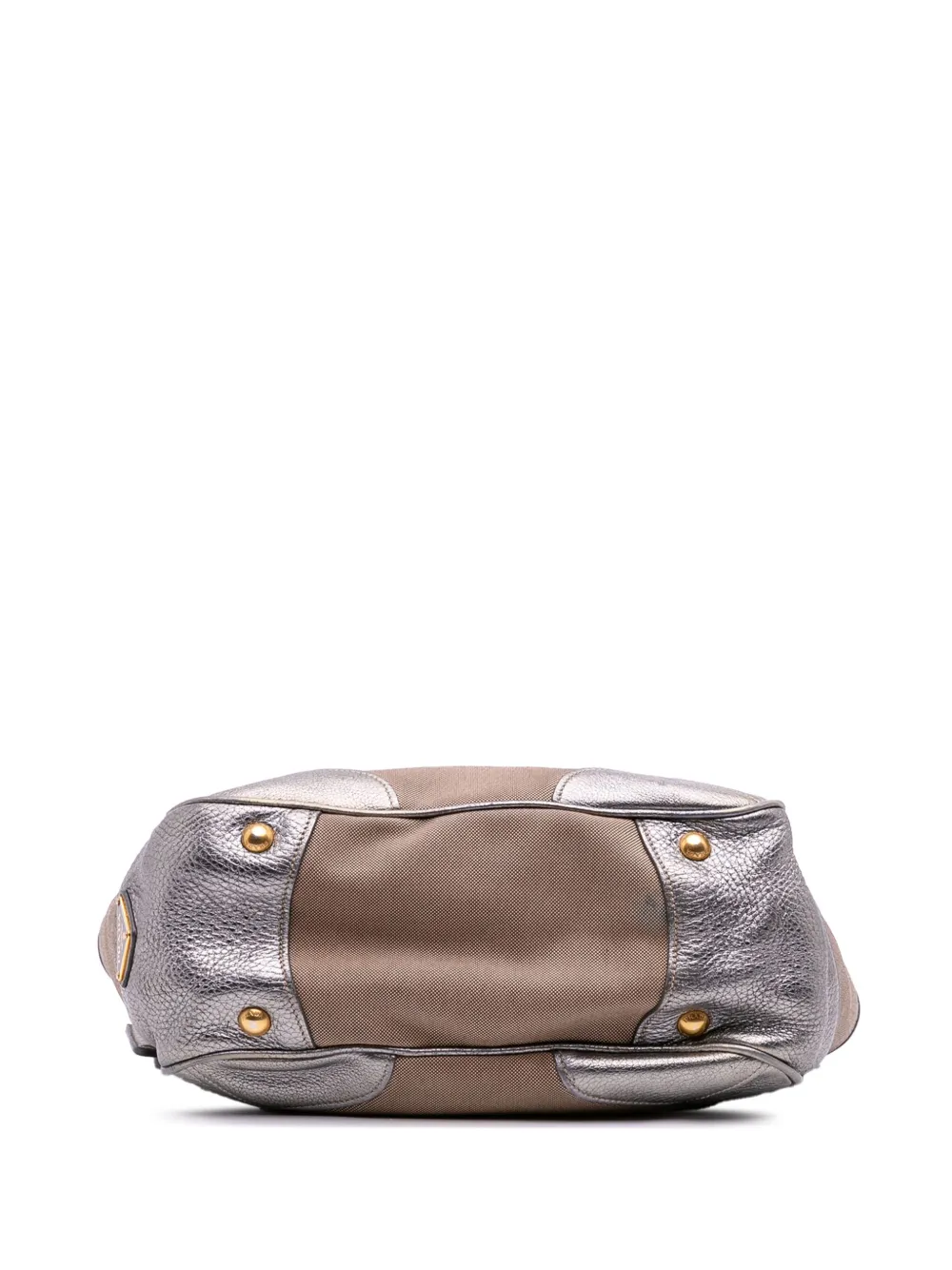 Pre-owned Prada 2010-2025 Canvas Canapa Logo Tote Bag In Brown