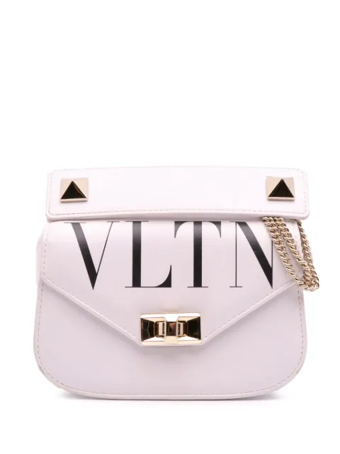 Valentino Garavani Pre-Owned 2018-2025 Small Leather VLTN Chain crossbody bag