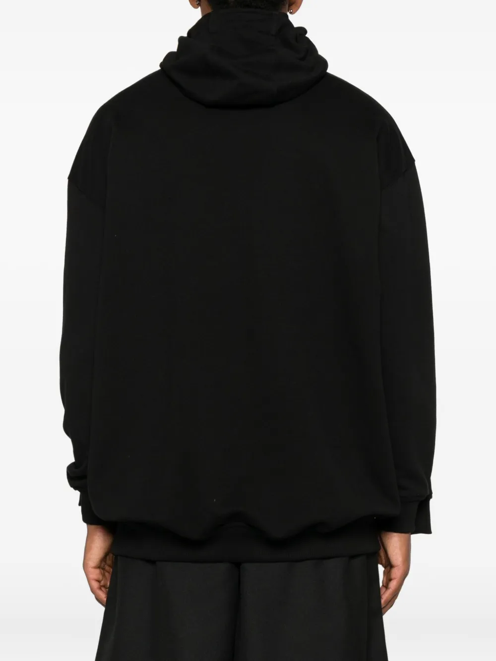Comme Des Garçons Shirt Sweater met capuchon en zak Zwart