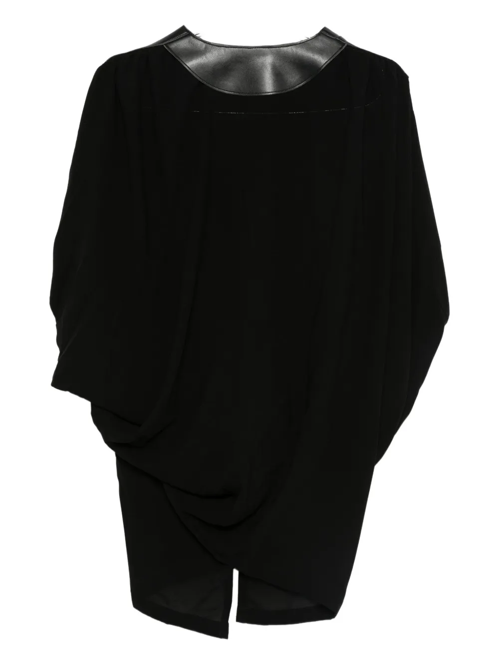 Junya Watanabe Draped Zip-fastening Jacket In Black