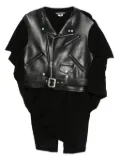 Junya Watanabe draped zip-fastening jacket - Black