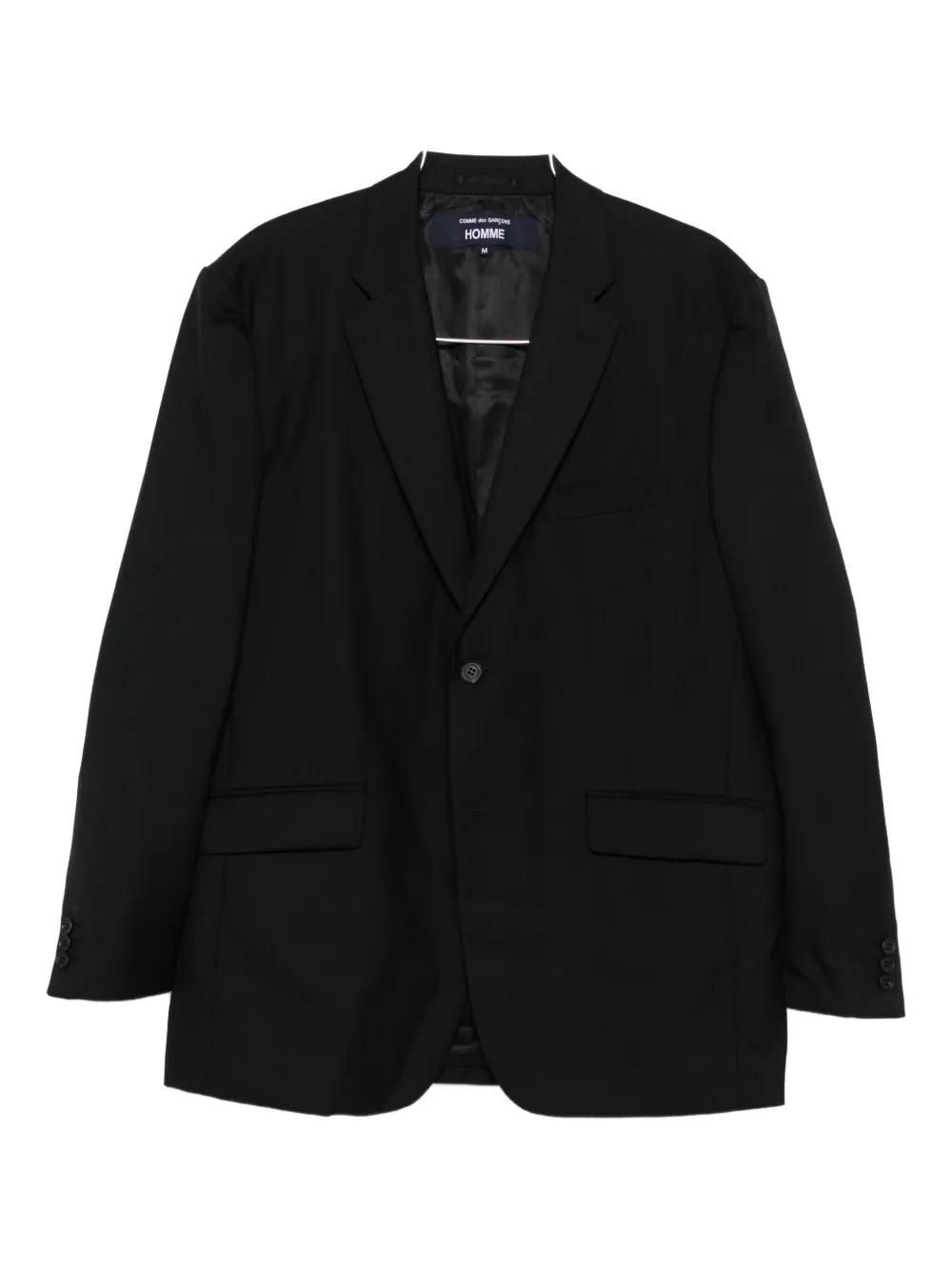 Comme des Garçons Homme single-button wool blazer | Black | Image 1
