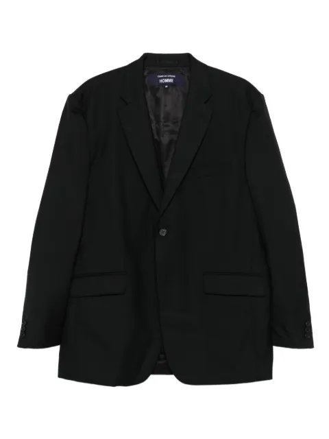 Comme des Garçons Homme blazer boutonné en laine