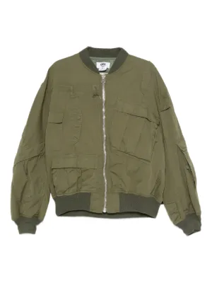 JUNYA WATANABE PADDED BOMBER JACKETジャケット Junya Watanabe Padded Nylon Bomber in Green | Lyst