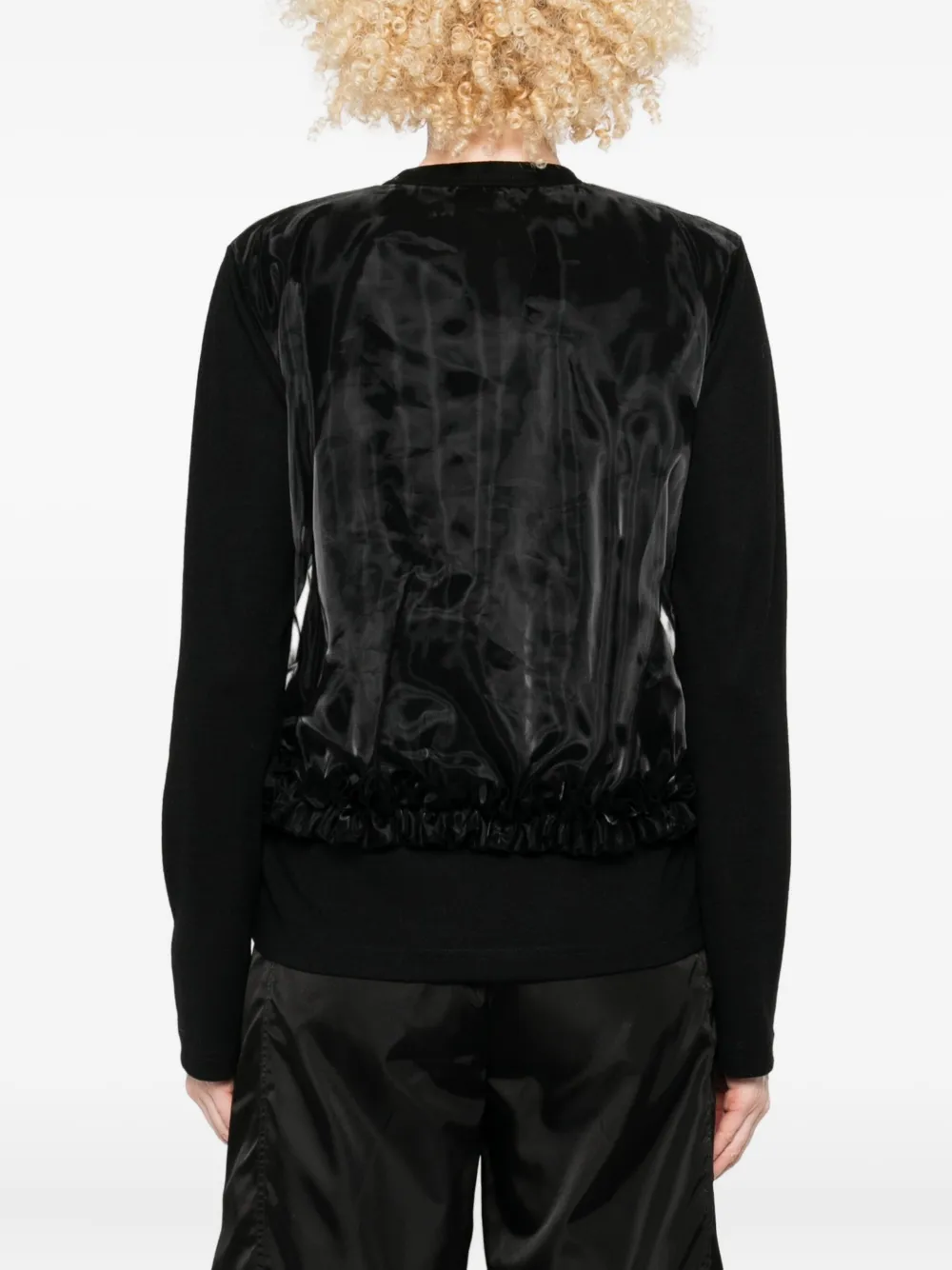 Noir Kei Ninomiya Wollen vest Zwart
