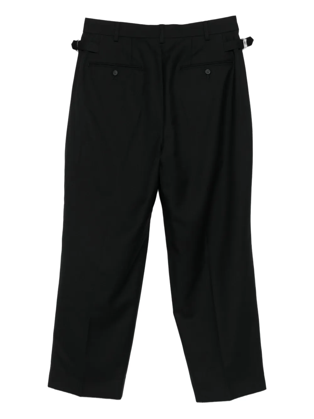Comme des Garçons Homme pleated-pocket trousers - Zwart