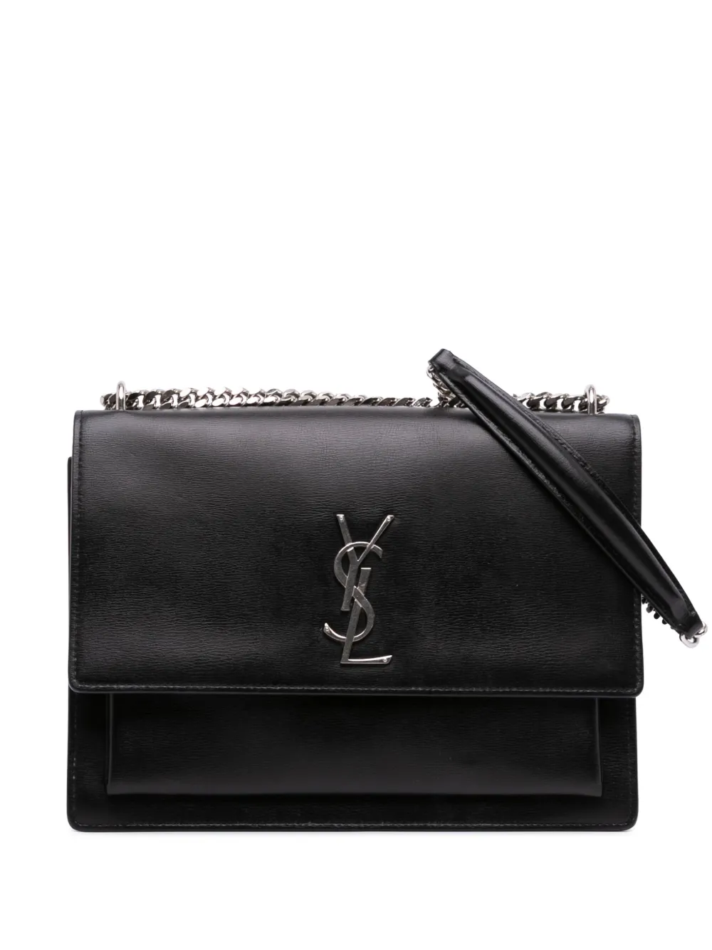 Saint Laurent Pre-Owned 2017 Large Leather Monogram Sunset crossbody bag | Black | Image 1