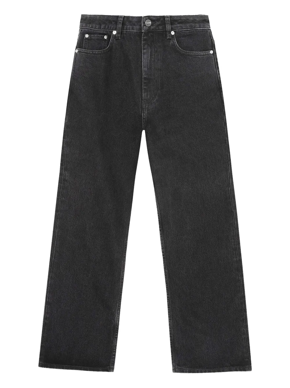 GANNI Jeans con applicazione - Nero