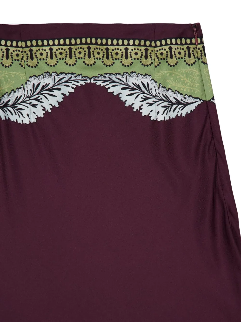 La DoubleJ Maxi-rok met print Paars