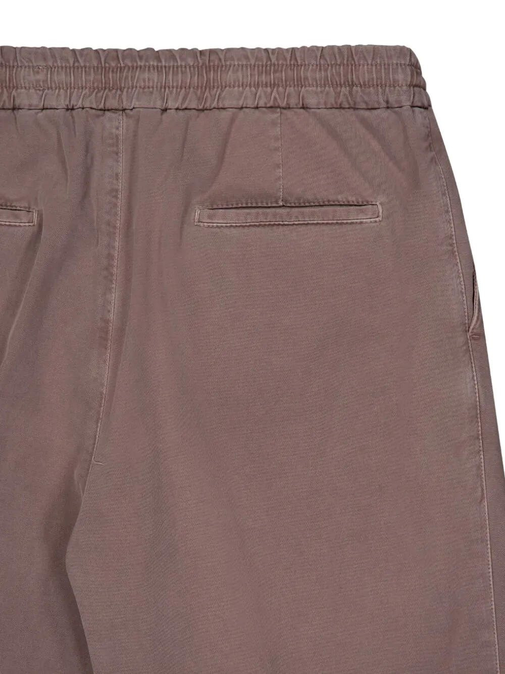Brunello Cucinelli Drawstring-waist Cotton Trousers In Gray