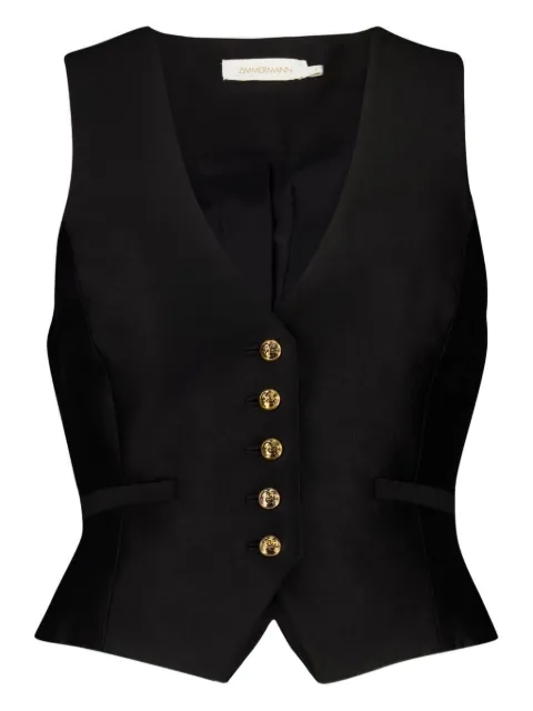 ZIMMERMANN buttoned adjustable waistcoat