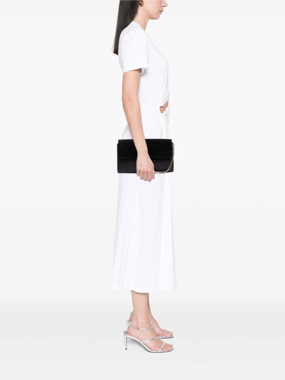 Chloé Pre-Owned 2016 Calfskin and Suede Faye clutch bag | Pre-Owned | Image 2