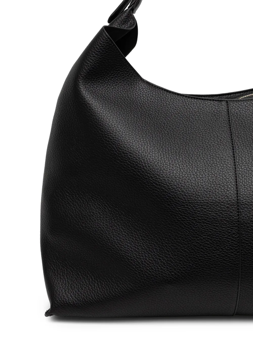 Ermanno Scervino Shopper met logo en rits Zwart