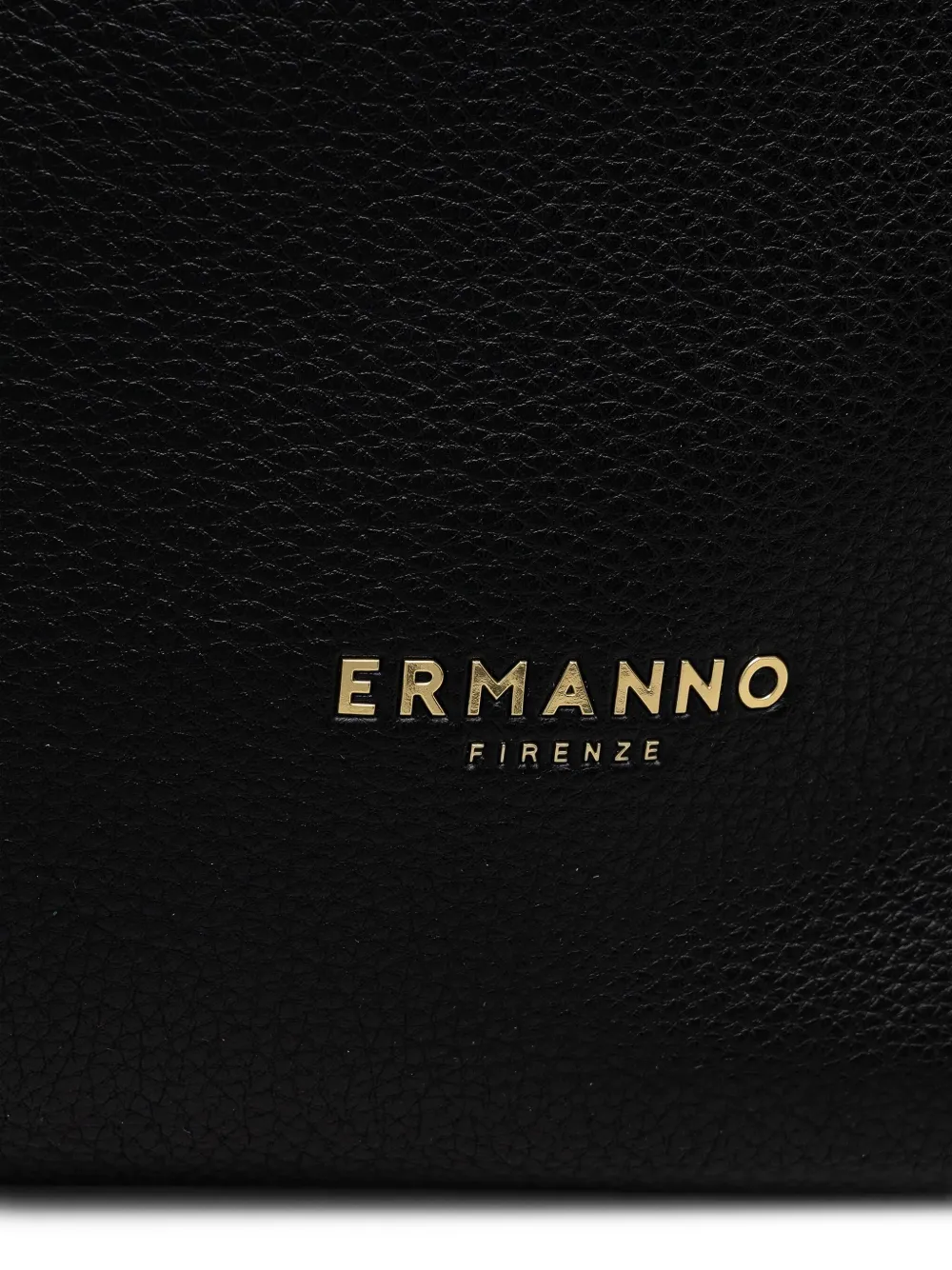 Ermanno Scervino Shopper met logo en rits Zwart
