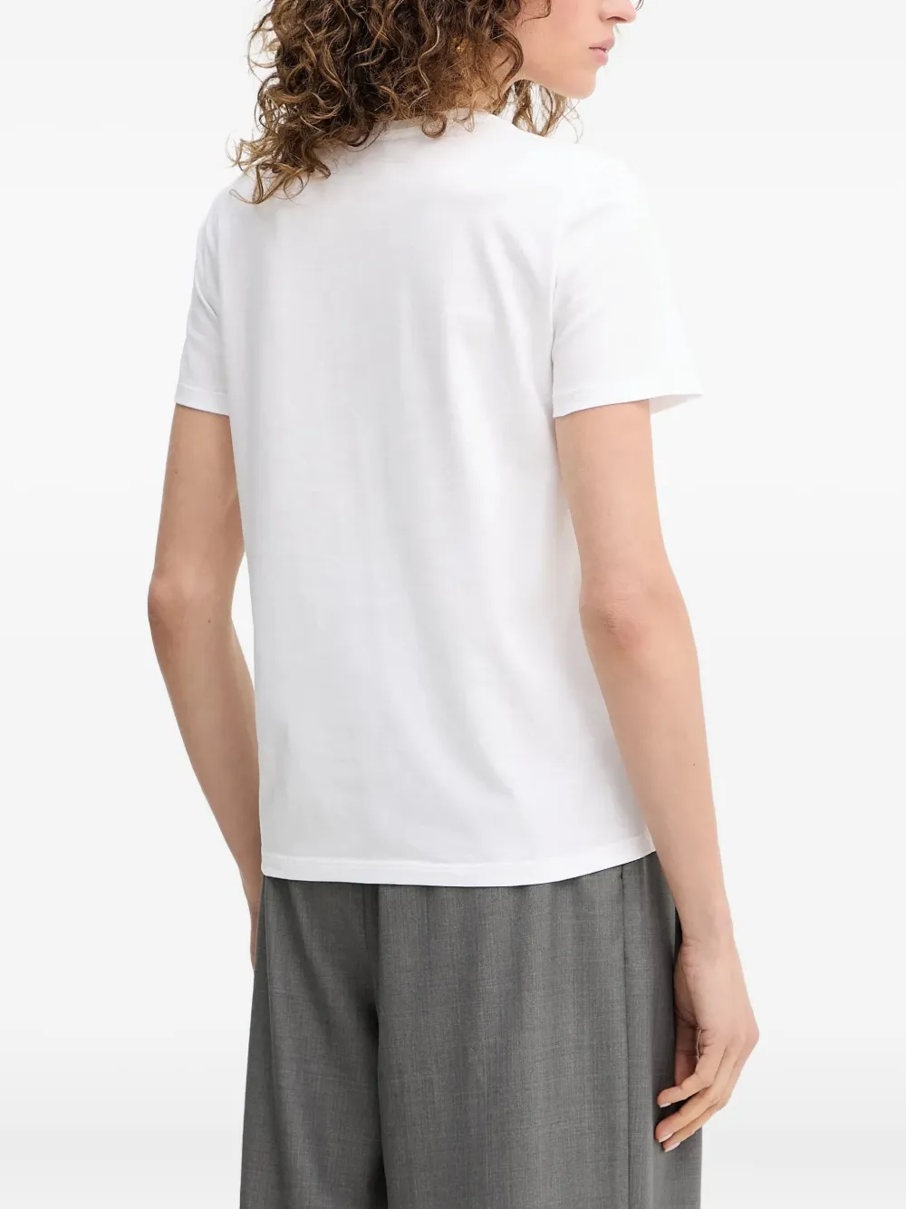 Ermanno Scervino T-shirt met logo-applicatie Wit