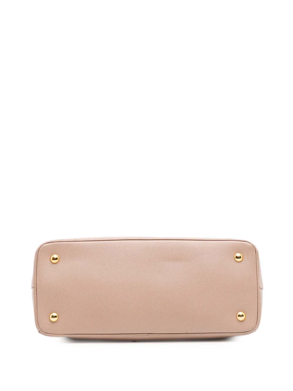 Pre-owned Prada 2010-2025 Small Saffiano Lux Galleria Satchel In Pink