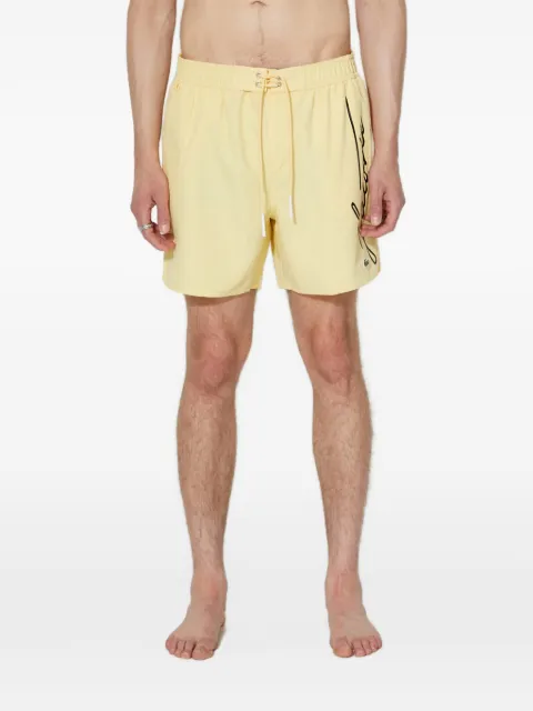 Lacoste logo-print swim shorts