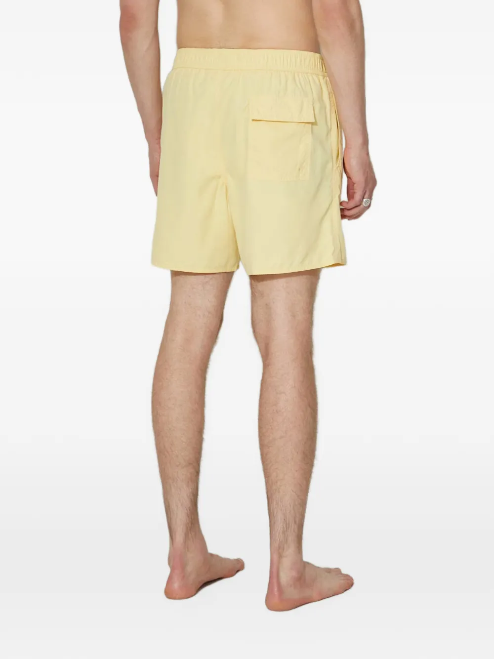 Lacoste Zwembroek met logoprint Geel