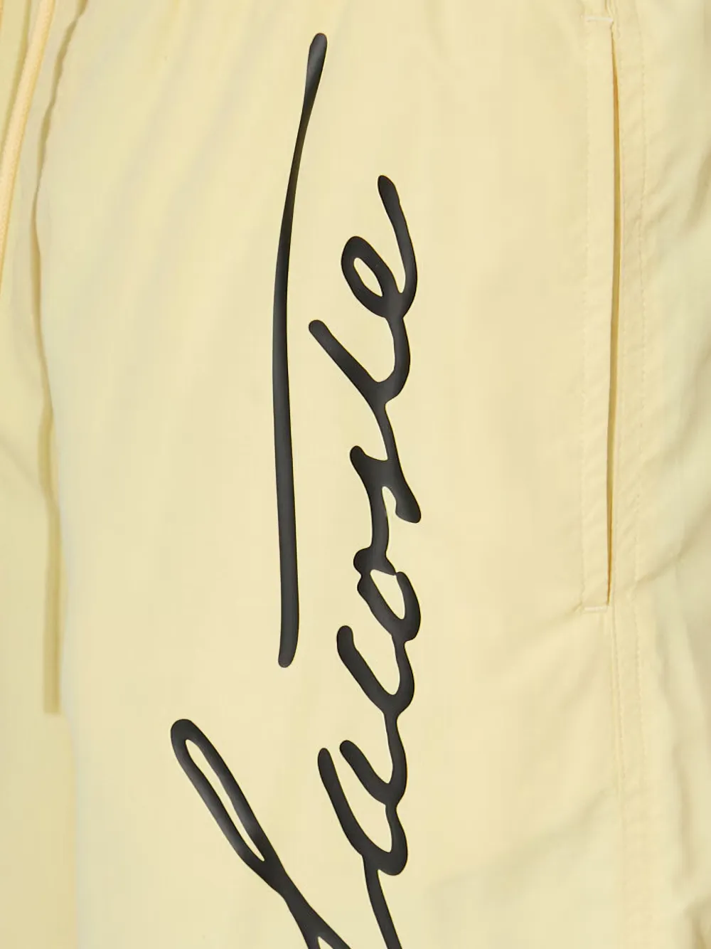 Lacoste Zwembroek met logoprint Geel
