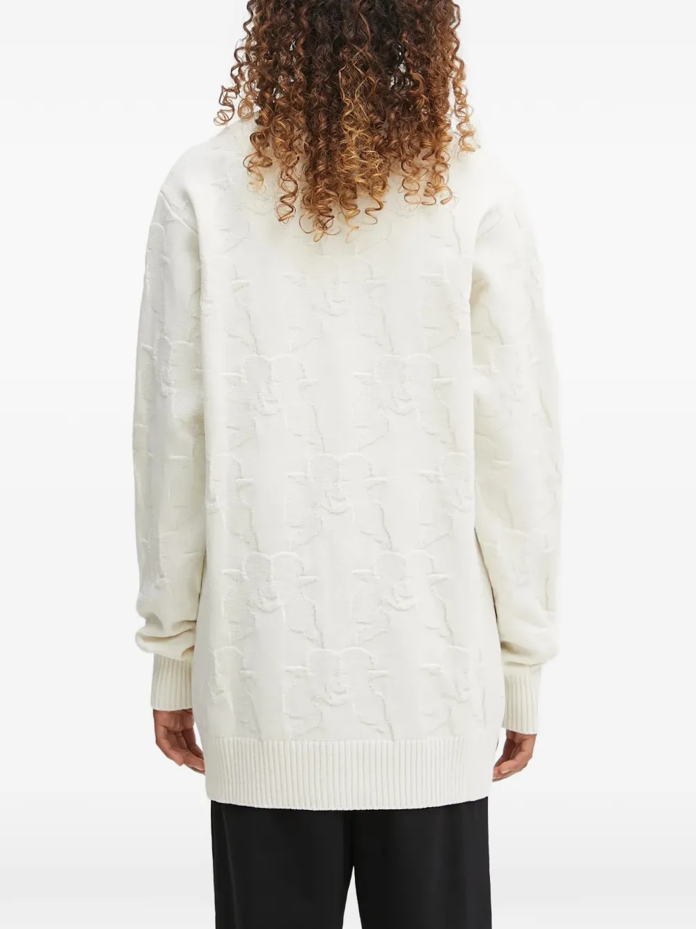 Fiorucci Vest met knopen en textuur Wit