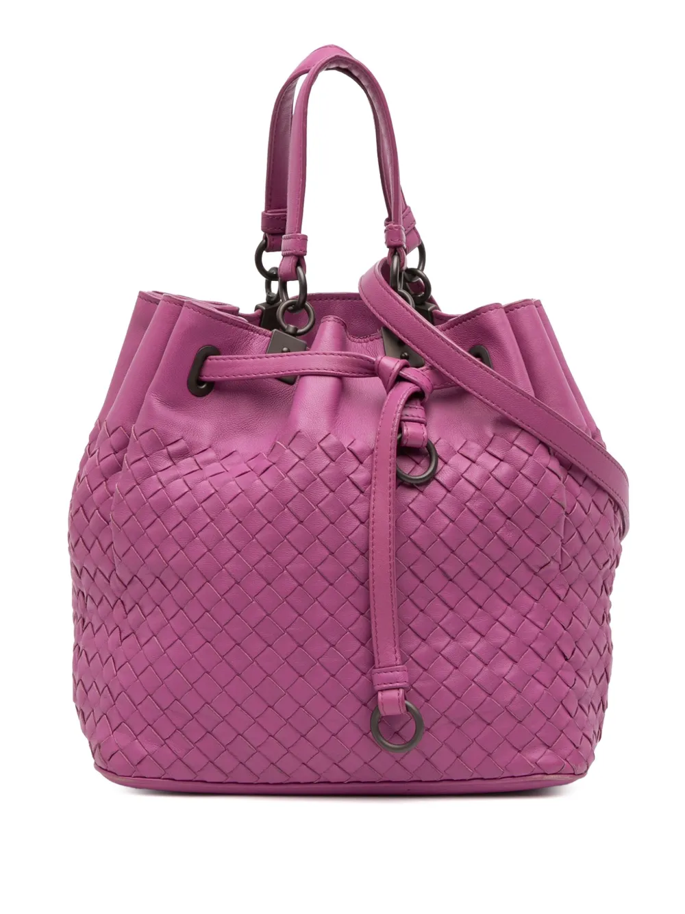 Bottega Veneta Pre-Owned 2012-2025 Nappa Intrecciato bucket bag | Purple | Image 1