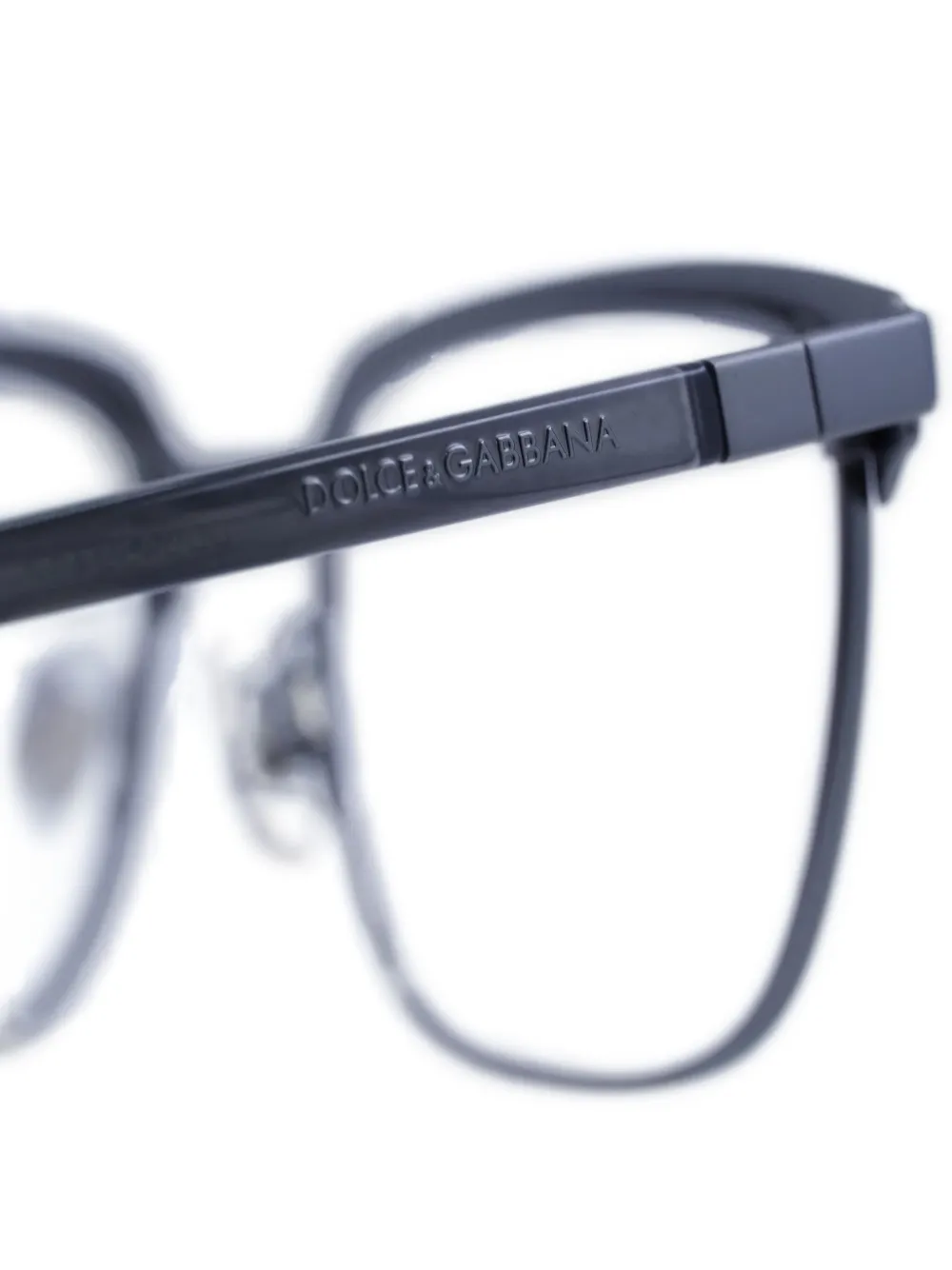 Dolce & Gabbana Square Full-rim Glasses In Black