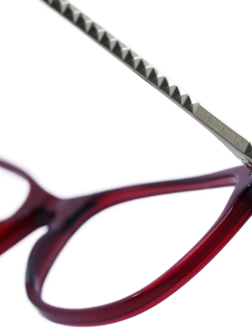 VALENTINO GARAVANI EYEWEAR Bril met rechthoekig montuur Rood