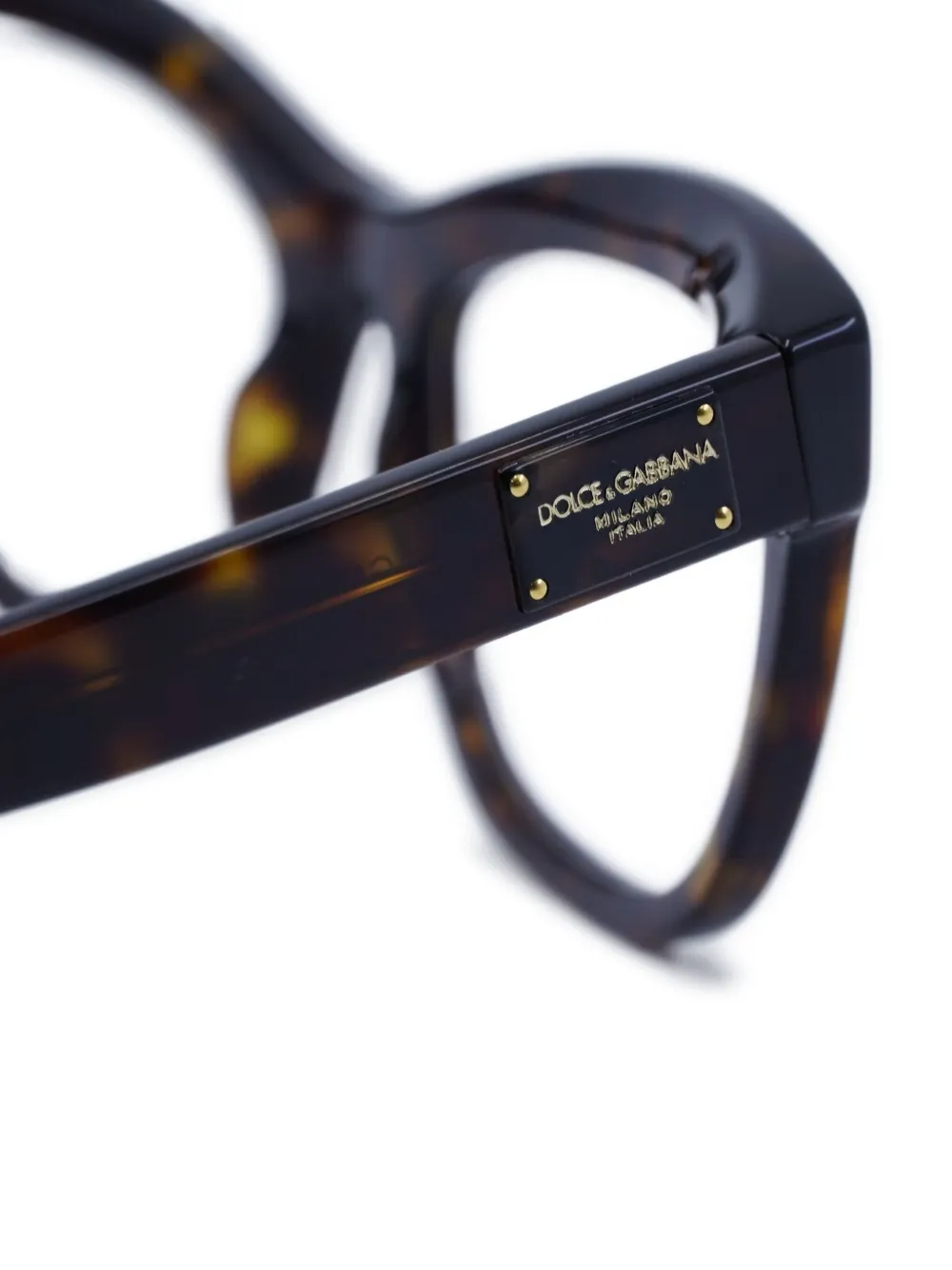 Dolce & Gabbana Bril met cat-eye montuur Bruin