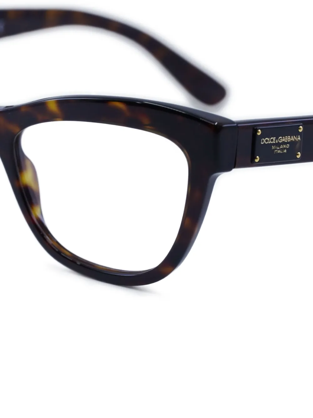 Dolce & Gabbana Bril met cat-eye montuur Bruin