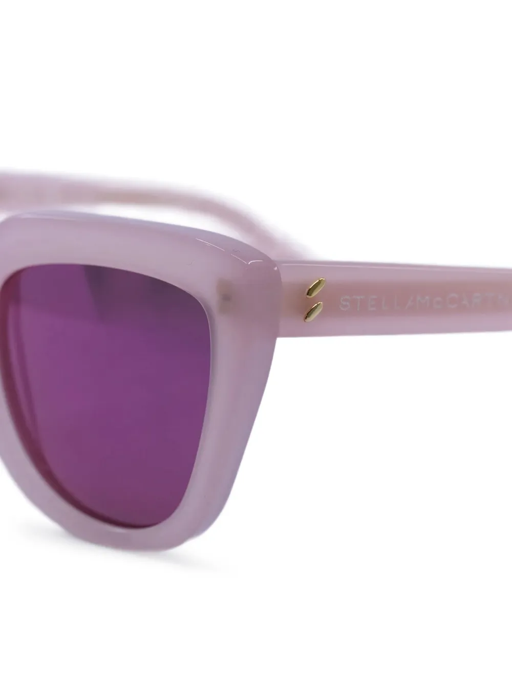 Stella McCartney Kids Zonnebril met cat-eye montuur Roze