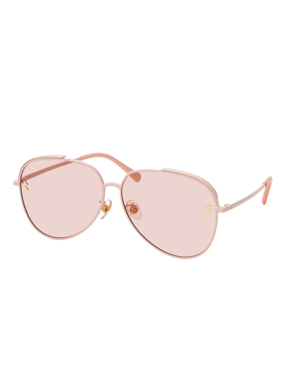 Stella McCartney Eyewear Zonnebril met piloten montuur - Roze