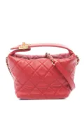 CHANEL Pre-Owned 2019 Small Quilted Lambskin Perfect Meeting Hobo satchel - Red