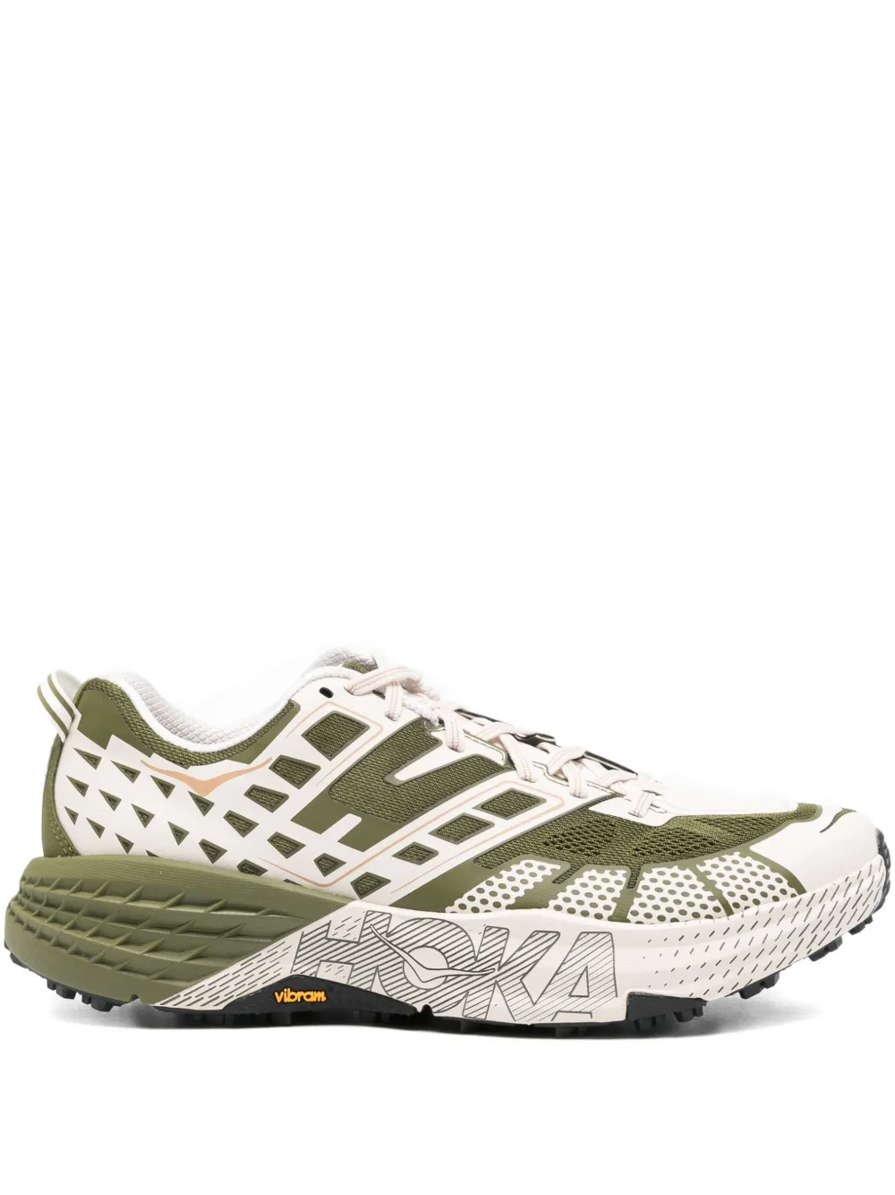 HOKA mesh-panelled sneakers White
