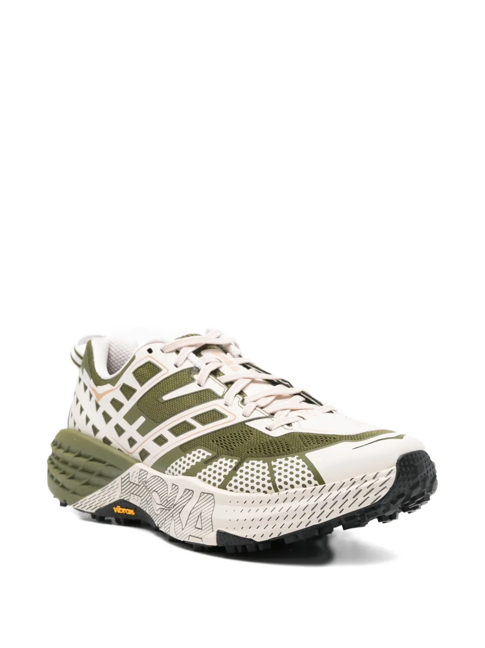 Hoka Mesh-panelled Sneakers In Multi