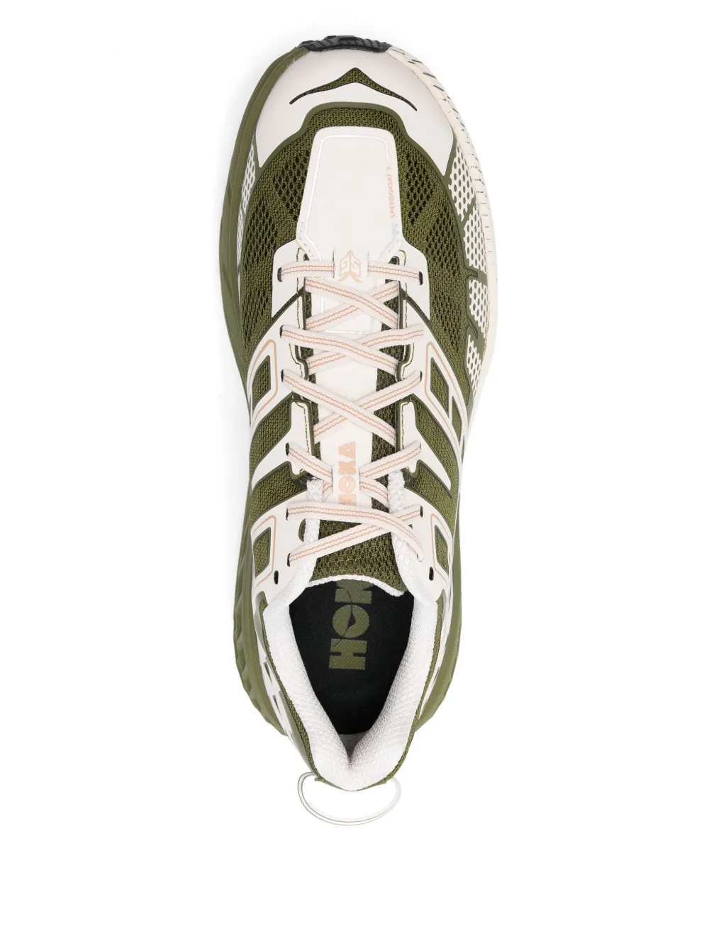 HOKA Sneakers met mesh vlakken Wit