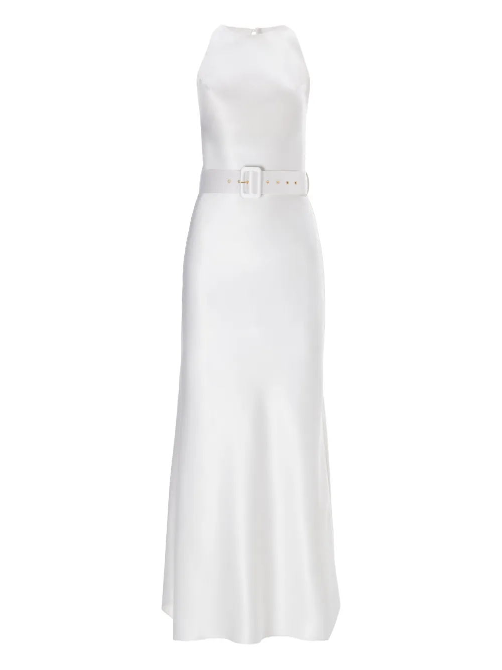 IL VOLO Erika belted halterneck dress | White | Image 1