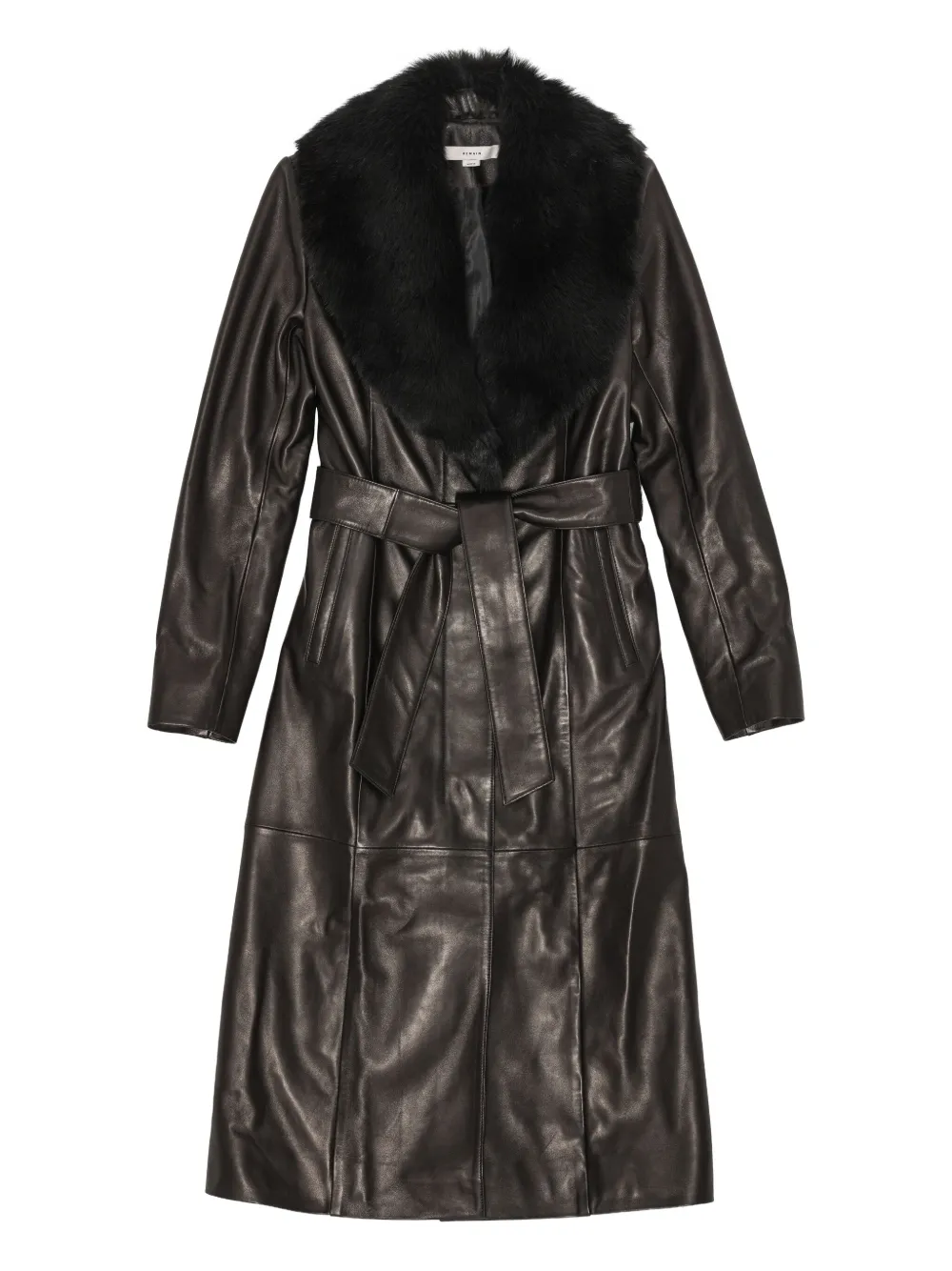REMAIN long-sleeves trench coat | Black | Image 1