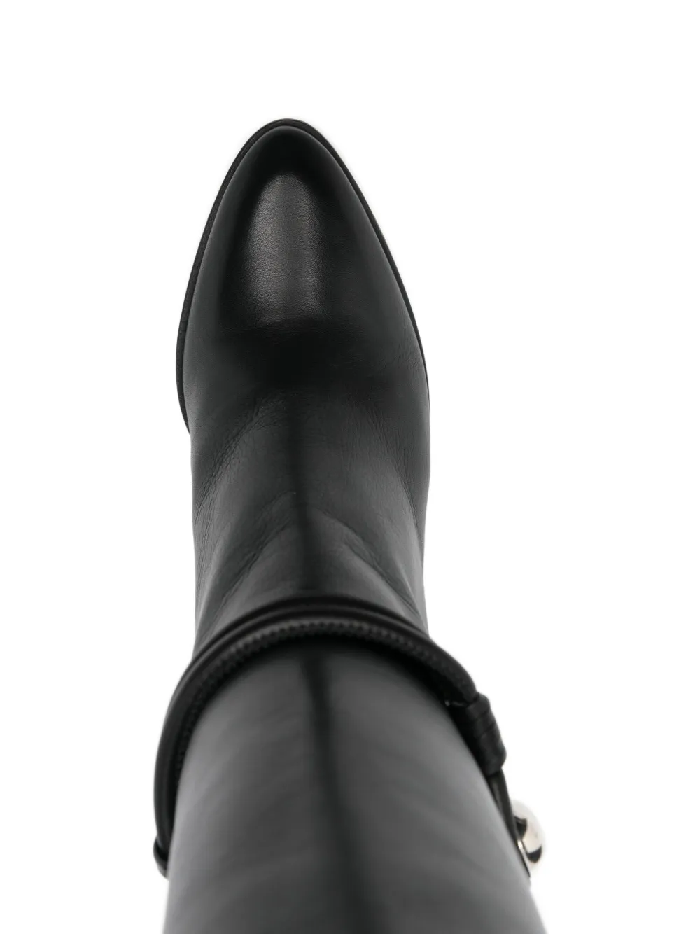 ISABEL MARANT IEVA BUTTON HIGH BOOTS Black