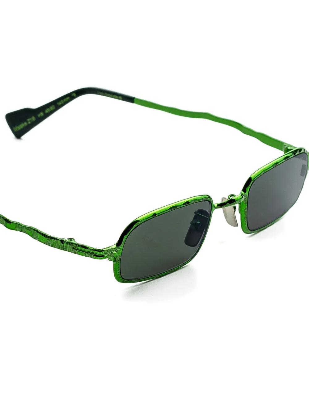 Kuboraum Z18 Rectangle-frame Sunglasses In Green