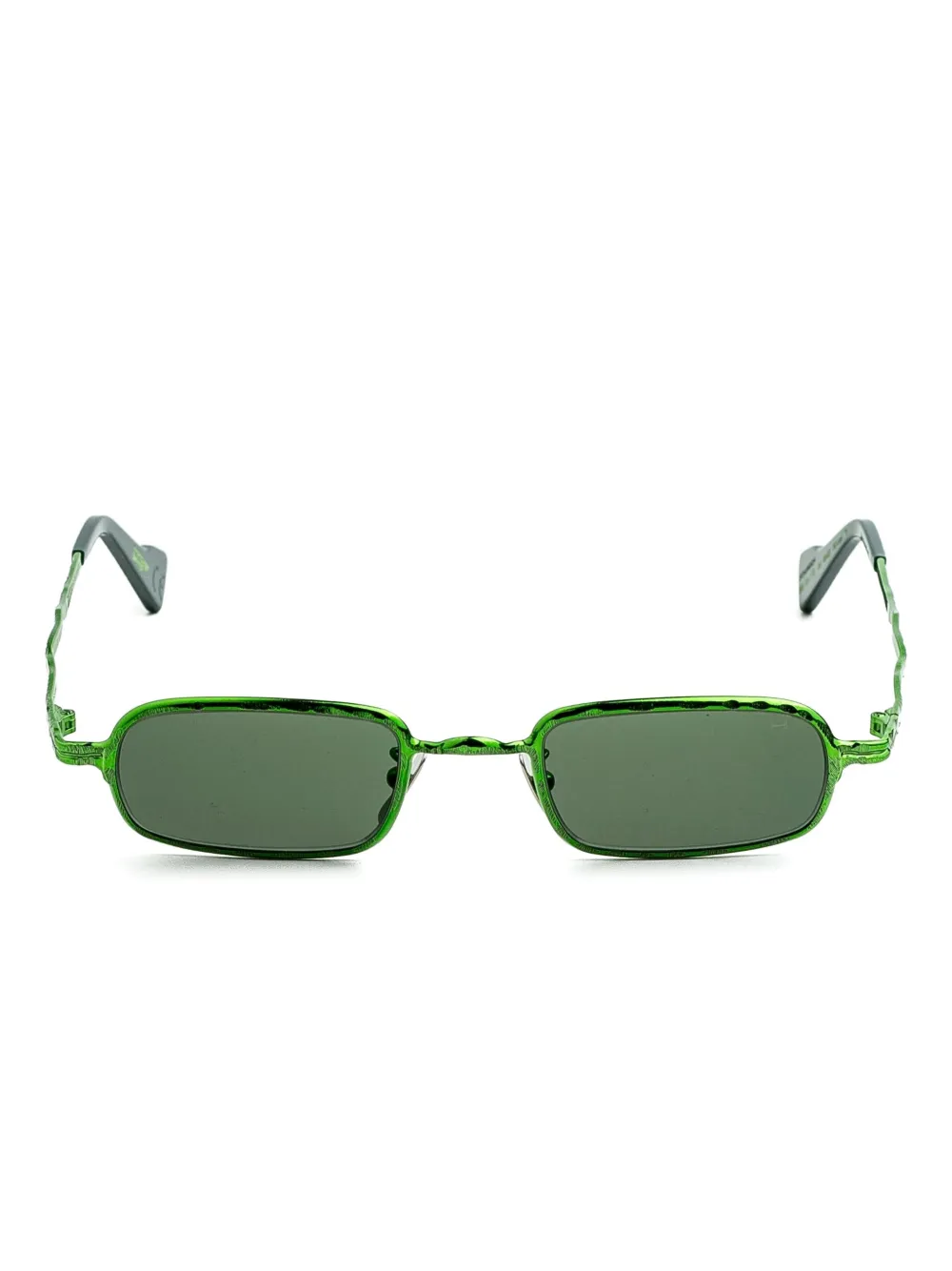 Kuboraum Z18 Rectangle-frame Sunglasses In Green