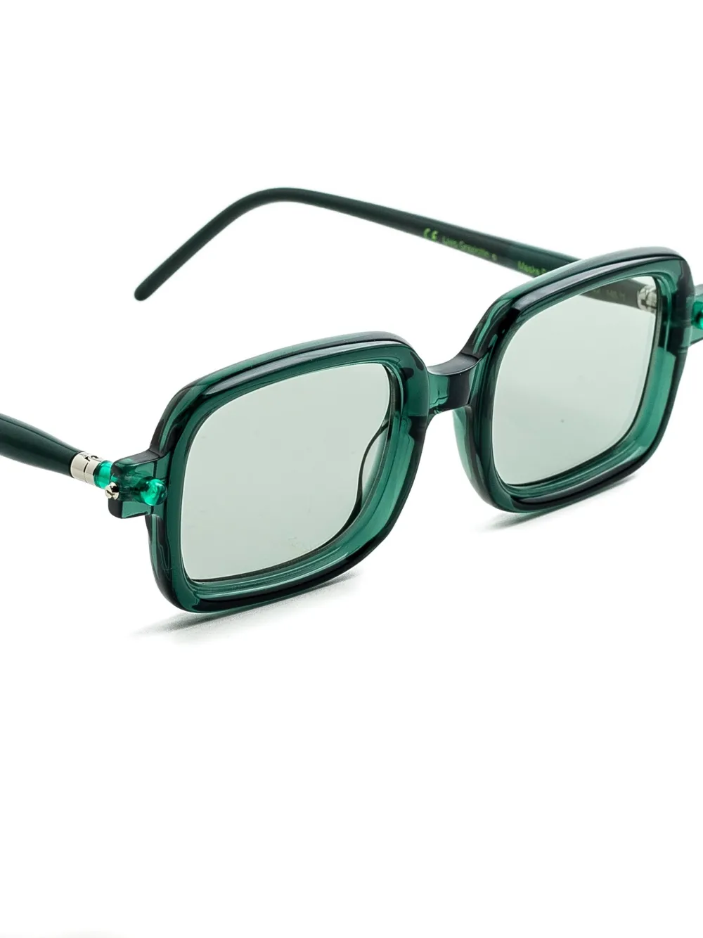 Kuboraum P2 Square-frame Sunglasses In Green