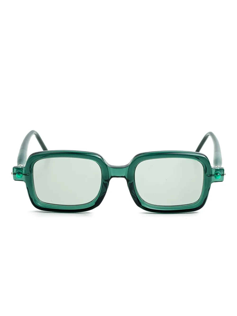 Kuboraum P2 Square-frame Sunglasses In Green