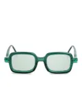 Kuboraum P2 square-frame sunglasses - Green