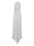 IL VOLO Jewel halter-neck beaded-back dress - Grey