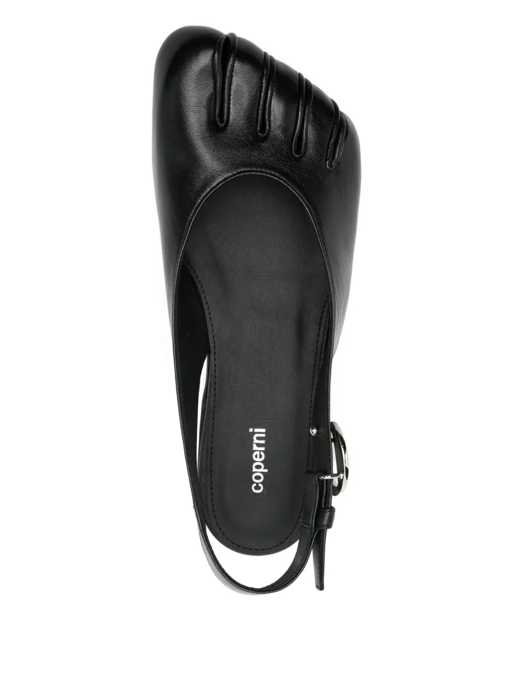Coperni Slingback pumps met bewerkte neus Zwart