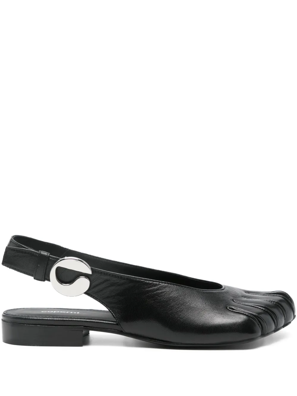 Coperni Slingback pumps met bewerkte neus Zwart