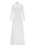 IL VOLO Dove pleated shirt dress - White