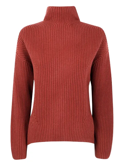kujten pull nervuré Demi à col montant