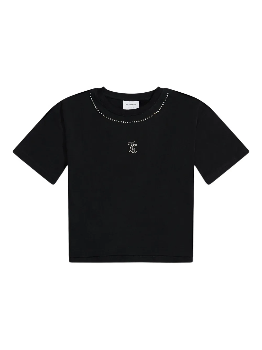Juicy Couture Kids rhinestone-embellished T-shirt | Black | Image 1