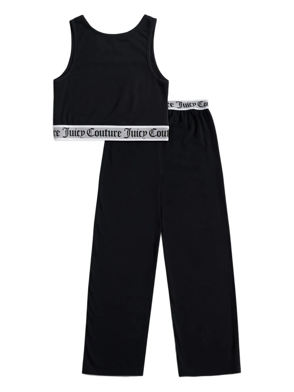 Juicy Couture Kids Pyjama met logoprint Zwart